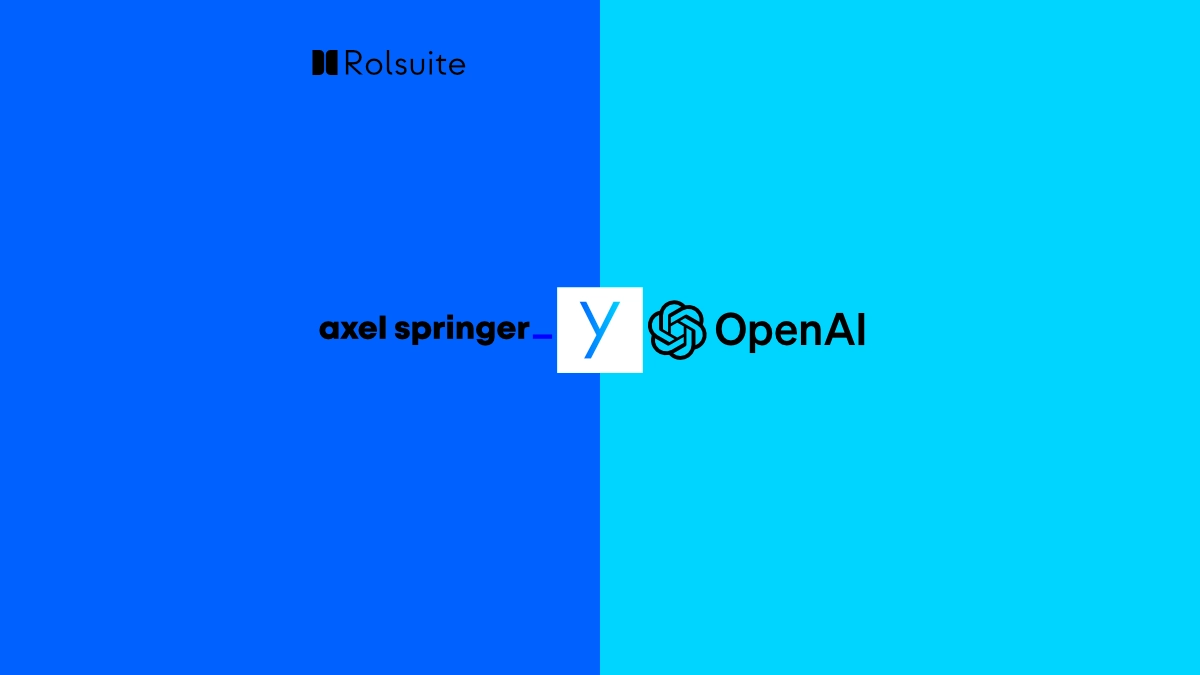 Axel Springer y OpenAI se asociación para fortalecer los beneficios de la IA en el periodismo